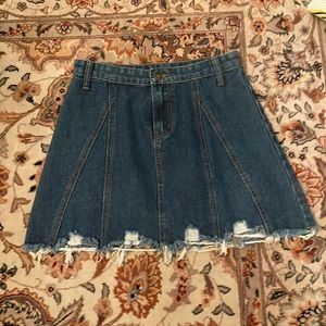 Denim skirt